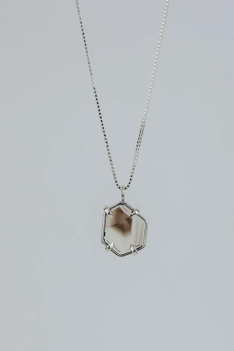 Zoned Smoky Quartz Necklace