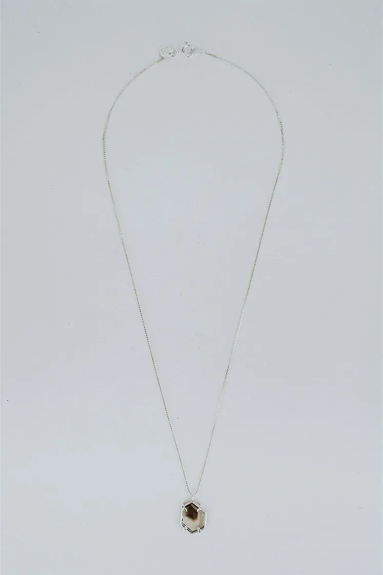 Zoned Smoky Quartz Necklace