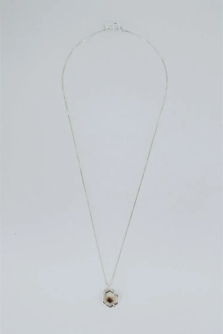 Zoned Smoky Quartz Necklace