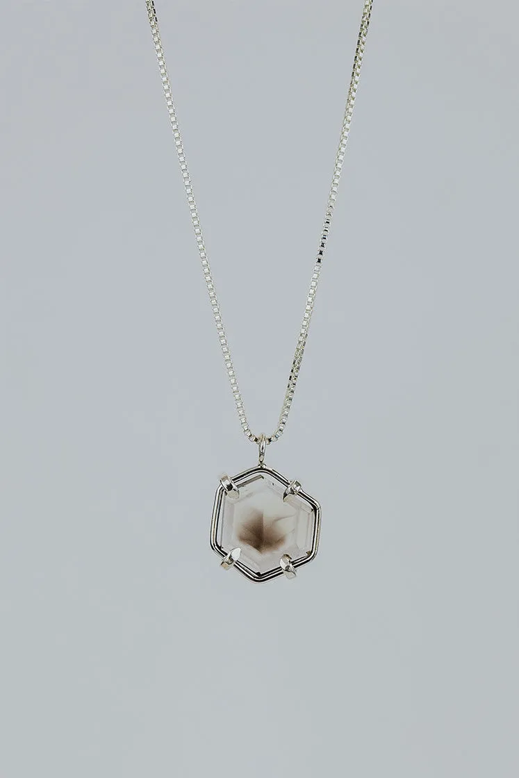 Zoned Smoky Quartz Necklace