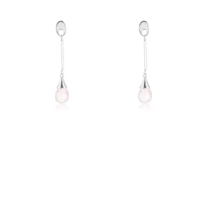 Zuri Rose Quartz Earrings